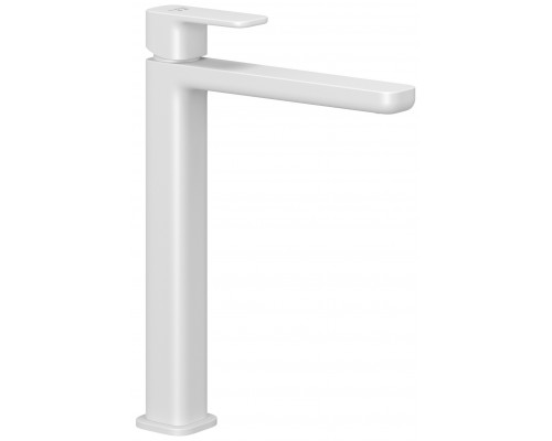 Kludi 42 298 5375 Renon Смеситель для раковины 240 мм, гладкий, 5 л/мин, белый матовый 422985375