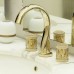THG Hirondelles Gold Stamped Смеситель для раковины, 3 отв., цвет: Soft gold. A4L-F30-151