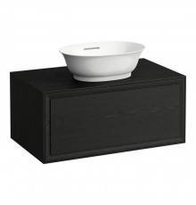 Laufen New Classic Тумба с раковиной, 77.5x45.5x34.5см, 1 ящик, подвесная, цвет: черный дуб. 8.1285.2.000.112.1,  4.0601.1.085.628.1