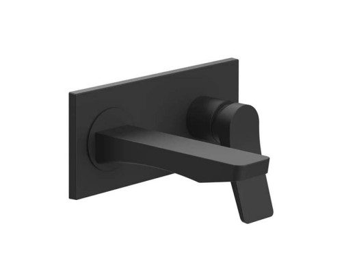 Gessi Rilievo Встраиваемый смеситель для раковины с изливом 175мм, внешние части, цвет: black XL. 59092#299