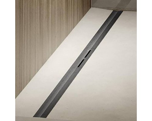 TECEdrainprofile Профиль для душа 80см, цвет: PVD Brushed stainless steel, black/сатин, черный. 670821