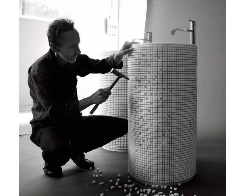 Antonio Lupi Pixel Раковина 45x85x45 см, без отв., напольная, цвет: Marmo Carrara. PIXEL Antonio Lupi Pixel Раковина 45x85x45 см, без отв., напольная, цвет: Marmo Carrara. PIXEL