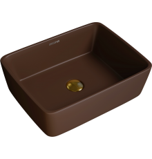 Раковина Grossman Color GR-3016 коричневая матовая