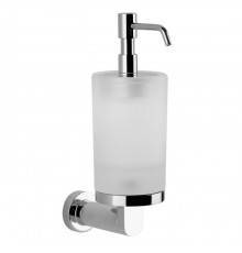 Gessi Emporio accessories Дозатор для жидкого мыла, подвесной, сатинированное стекло, цвет: хром. 38815#031