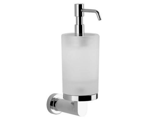 Gessi Emporio accessories Дозатор для жидкого мыла, подвесной, сатинированное стекло, цвет: хром. 38815#031 Gessi Emporio accessories Дозатор для жидкого мыла, подвесной, сатинированное стекло, цвет: хром. 38815#031