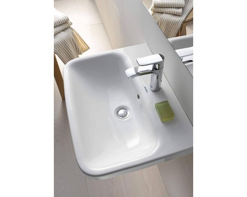 Duravit DuraStyle Раковина 60х44см., 1 отв., подвесная, с полупьедесталом, с переливом, цвет: белый. 2319600000,  0858300000