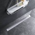 W02SC-P11-080-01SB Трап для душа линейный, универсальный затвор Cut Gradient, 80 см
