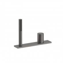 Fantini Milano Смеситель для ванны, набортный, без излива, цвет: Matt Gun Metal PVD. 31 P5 3067