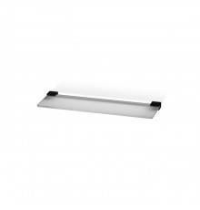 Decor Walther Corner GLA40 Полочка стеклянная 40x12см, подвесной, цвет: черный матовый. 0560960