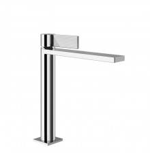 Gessi Inverso Rigato Смеситель для раковины, 1 отв., с донным клапаном StopGo, цвет: хром. 73555#031