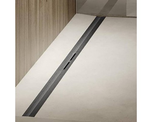 TECEdrainprofile Профиль для душа 90см, цвет: PVD Brushed stainless steel, black/сатин, черный. 670921