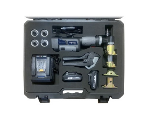 Инструменты для труб и фитингов Пресс-инструмент аккум. для расширения и монтажа аксиальных фитингов, в компл.: кейс-1шт;АКБ 18V,4,0 KW.AS124PE