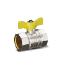 Краны шаровые Кран шаровой латунный LD Pride 47.15.B-B.Б.GAS для газа, вн./вн. резьба, ручка-бабочка, 1/2 LD 47.350.15