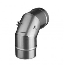 Колено JEREMIAS 90°с лючком ревизии для газа и жидкого топлива DW19 350 (DW19 350)