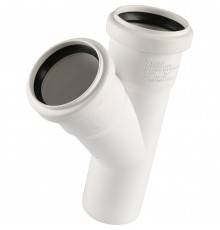 Тройник REHAU RAUPIANO PLUS 50/50/45° 11212341001 (11212341001)