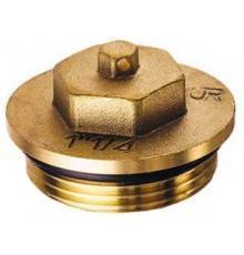 Фитинги резьбовые Заглушка CR, 1 1/4, НР, латунная FAR FK 4149 114