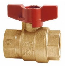 Краны шаровые Кран шаровой 316CR 1/2 серии Т16 корроз. латунь полнопроходной PN80 BB бабочка CIM 316CR 12