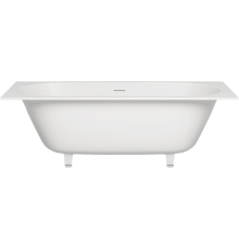 Ванна из искусственного камня Salini Ornella Axis Kit S-Stone 180x80 см, с ножками, со сливом-переливом, матовая