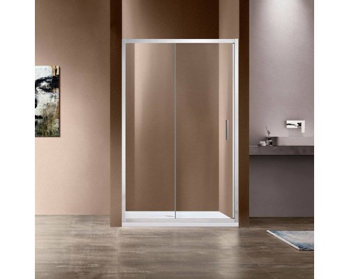 Душевая дверь в нишу Vincea Garda VDS-1G120CL 120 см, профиль хром, стекло прозрачное