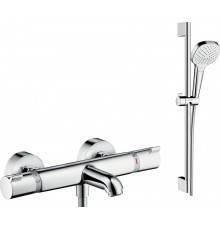 Термостатический смеситель Hansgrohe Ecostat Comfort 13114000 + Душевой гарнитур Hansgrohe Croma Select E Vario 26582400