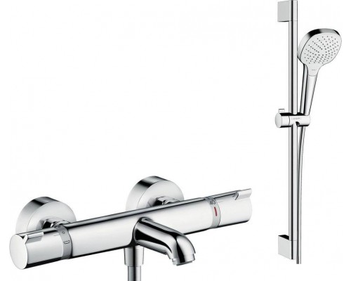 Термостатический смеситель Hansgrohe Ecostat Comfort 13114000 + Душевой гарнитур Hansgrohe Croma Select E Vario 26582400 Термостатический смеситель Hansgrohe Ecostat Comfort 13114000 + Душевой гарнитур Hansgrohe Croma Select E Vario 26582400