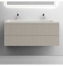 Тумба с раковиной Sancos Snob T 120 см, beige soft, раковина CN7016
