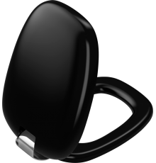 Крышка-сиденье VitrA Plural 126-483-009 с микролифтом, матовая черная