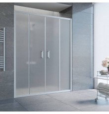 Душевая дверь в нишу Vegas Glass Z2P 180 07 10 профиль матовый хром, стекло сатин