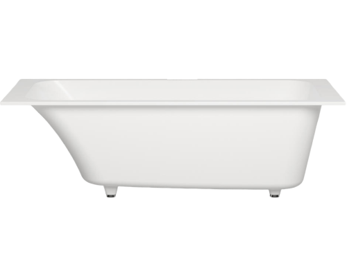 Ванна из искусственного камня Salini Orlanda Kit S-Stone 160x70 см, с ножками, со сливом-переливом, с донным клапаном, матовая