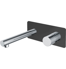 Смеситель для раковины Boheme Stick 125-BCR.2 С ВНУТРЕННЕЙ ЧАСТЬЮ, black, touch chrome