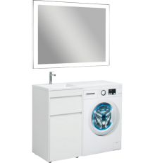 Мебель для ванной комнаты Aquanet Токио 48 1 ящик, с бельевой корзиной L