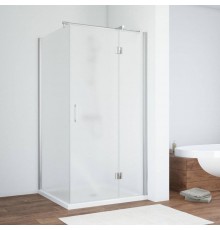 Душевой уголок Vegas Glass AFP-Fis TUR NOVO h1890 90*80 08 10 R профиль глянцевый хром, стекло сатин