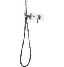 Смеситель для душа Allen Brau Priority 5.31009-BN С ВНУТРЕННЕЙ ЧАСТЬЮ, брашированный никель
