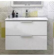 Тумба с раковиной Kerama Marazzi Piano 75 подвесная, белая глянцевая