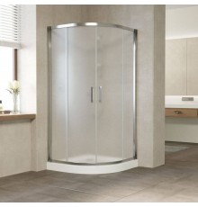 Душевой уголок Vegas Glass ZS Tur Novo 120 08 10 профиль глянцевый хром, стекло сатин