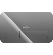 Кнопка смыва Villeroy   Boch Viconnect 922400RA серая глянцевая