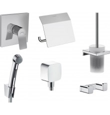 Комплект для ванной Hansgrohe Vivenis 32128000 + 26457000 + 75615000 + 41753000 + 41752000 + 41755000