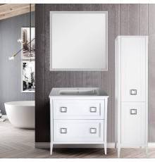 Мебель для ванной комнаты ASB-Woodline Рома 80Н напольная, белая