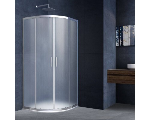 Душевой уголок Vincea Alpha VSQ-3AL900MT 90x90, профиль хром, стекло текстурное