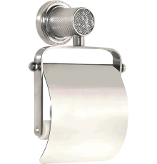 Держатель туалетной бумаги Boheme Royal Cristal Chrome с крышкой