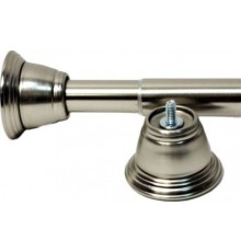 Телескопический карниз Bath Plus Decor collection DC007 серебристый