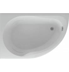 Акриловая ванна AQUATEK Вирго VIR150-0000038 L 150x100 см, угловая, с каркасом, с экраном, со сливом-переливом, асимметричная