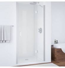 Душевая дверь в нишу Vegas Glass AFP 120 07 01 R профиль матовый хром, стекло прозрачное