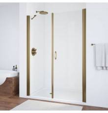 Душевая дверь в нишу Vegas Glass EP-F-2 155 05 01 R профиль бронза, стекло прозрачное