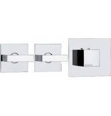 Термостатический смеситель Bossini Rectangular 2 Outlets LP Z033203 для ванны с душем, хром