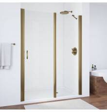 Душевая дверь в нишу Vegas Glass EP-F-1 155 05 01 R профиль бронза, стекло прозрачное