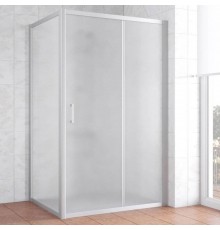 Душевой уголок Vegas Glass ZP+ZPV 120*70 07 10 профиль матовый хром, стекло сатин