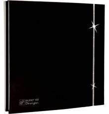 Вытяжной вентилятор Soler Palau Design Silent 100 CZ Design black swarovski