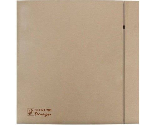 Вытяжной вентилятор Soler Palau Design Silent 200 CZ Design-4C champagne 5 сменных полосок