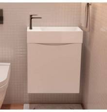 Тумба под раковину Art Max Liberty R, 50, подвесная, Bianco Lucido